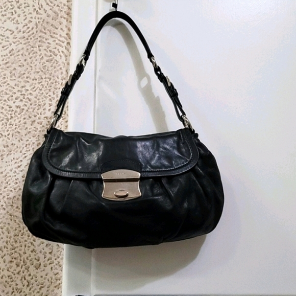AUTHENTIC PRADA BLACK LEATHER MINI BAG - Picture 15 of 17